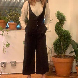 Melrose & Market black button up jumpsuit